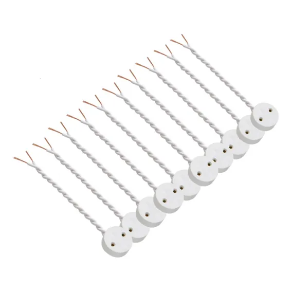Kit 10 Soquete Tomadinha Rabicho Lâmpada Led Tube T8 10 12 Foto 1
