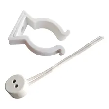 Kit 10 Soquete Tubular T5 G5 + 10 Abraçadeira P/ Lâmpada T5 Foto mini 1
