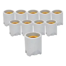 Kit 10 Soquetes Bocal De Porcelana E27 Foxlux Cor Cinza Foto  mini 1