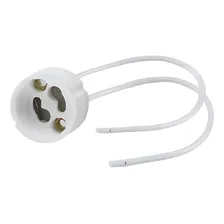 Kit 10 Soquetes Com Rabicho P/lâmpadas Gu10 9122i Lumenorte Cor Branco Foto  mini 1