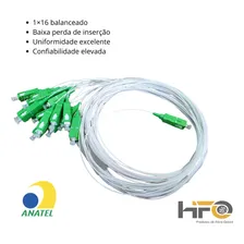 Kit 10 Splitter Fibra Óptica Sm Plc 1x16 Conectorizad Sc/apc Foto mini 2