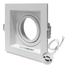 Kit 10 Spot Embutido Recuado Mr16 Dicroica Save Energy Gu10 Cor Branco X Foto mini 1