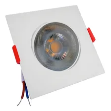 Kit 10 Spot Led 5w 3000k Quadrado Direcionavel Embutir Foto mini 2