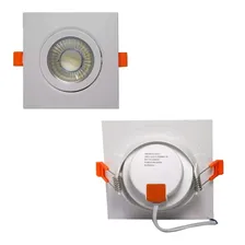 Kit 10 Spot Led Cob Embutir Quadrado Bivolt Branco Frio 7w Estrutura Branco-frio 110v/220v (bivolt) Foto mini 4