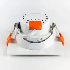 Kit 10 Spot Led Cob Embutir Quadrado Bivolt Branco Frio 7w Estrutura Branco-frio 110v/220v (bivolt) Foto mini  2