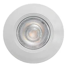 Kit 10 Spot Led Direcionável Redondo 3000k Branco Quente 3w 110v/220v Foto mini 1