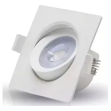 Kit 10 Spots Led Embutir Quadrado 05w - Branco Frio- Philbra Foto mini  3