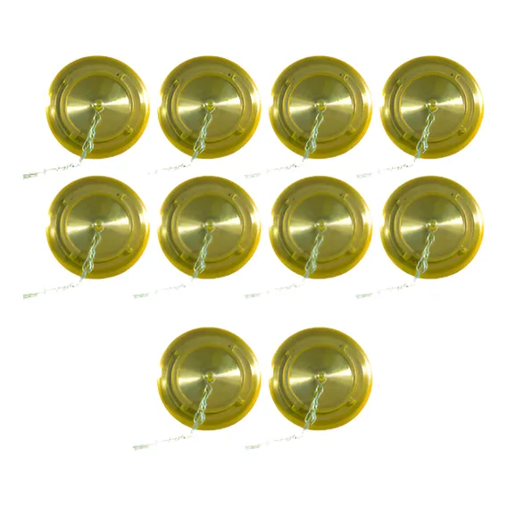 Kit 10 Tampão Storz Hidrantes Corrente 2.1/2 Polegadas Latão Foto 1