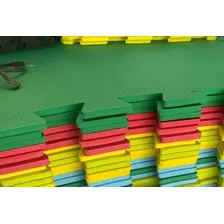 Kit 10 Tatame Tapete Eva 1x1 10mm 100x100x1cm 10m2 Foto mini 4
