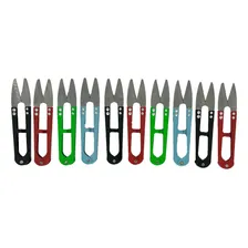 Kit 10 Tesourinhas De Metal Arremate Cores P/ Podar Trimar Foto mini 1