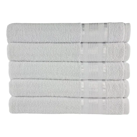 Kit 10 Toalha Gigante Egito 80 X 1,80 Cm 380 Gm2 Atacado Cor Branco Lisa Foto 1
