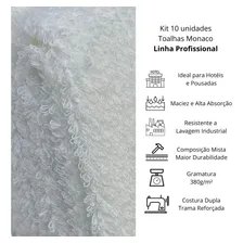 Kit 10 Toalhas De Banho Profissional Hotel Teka Monaco 380g Foto mini 4