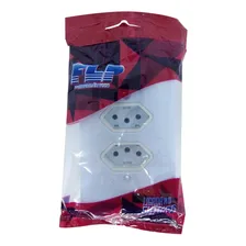 Kit 10 Tomada Dupla 2p+t 20a C/ Placa Espelho Branco Inmetro Foto mini 4
