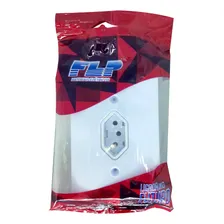 Kit 10 Tomada Simples 2p+t 10a C/ Placa Espelho C/ Inmetro Epm Foto mini 4
