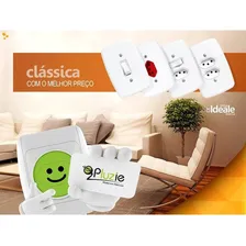 Kit 10 Tomadas 20a 4x2 Placa Espelho Embutir Pluzie Ideale Cor Branco Foto mini  3
