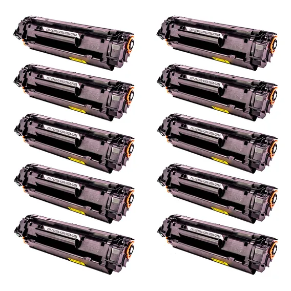 Kit 10 Toner Compatível Para Hp P1102w P1005 P1606 85a Tinta Preto Foto 1