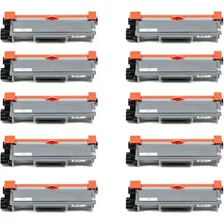 Kit 10 Toners Tn-2370 | Hl-l2360dw Hl-l2320d Tn2370 Tn2340 Tinta Preto Foto mini 1