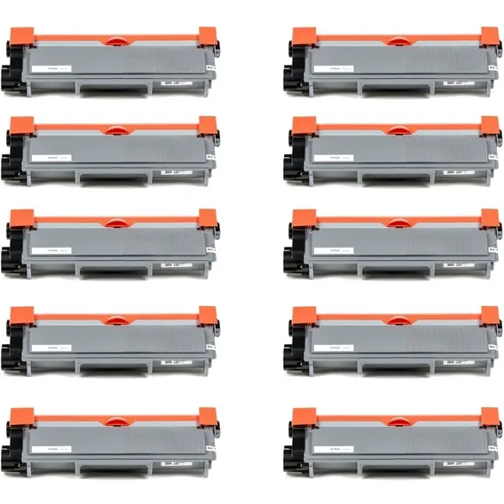 Kit 10 Toners Tn-2370 | Hl-l2360dw Hl-l2320d Tn2370 Tn2340 Tinta Preto Foto 1