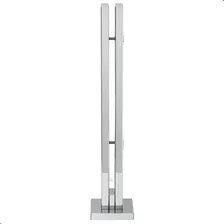 Kit 10 Torre Guarda Corpo Coluna Pinça Inox 40cm Para Vidro Foto mini 4