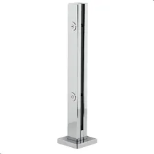 Kit 10 Torre Guarda Corpo Coluna Pinça Inox 40cm Para Vidro Foto mini 1