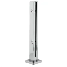 Kit 10 Torre Guarda Corpo Coluna Pinça Inox 40cm Para Vidro Foto mini 1
