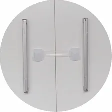 Kit 10 travas gaveta armário segurança infantil transparente Zabcon Foto mini 4