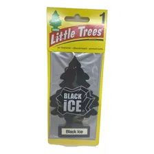 Kit 10 Un Little Trees Cheirinho Carro Aromatizante Cor Amarelo Fragrância Baunilha Black Ice Foto mini 4