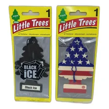 Kit 10 Un Little Trees Cheirinho Carro Aromatizante Cor Amarelo Fragrância Baunilha Black Ice Foto mini  2