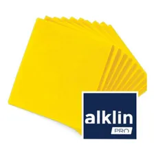 Kit 10 Un Pano Pia Multiuso Amarelo Alklin Pro 36cm X 40cm Foto mini 4