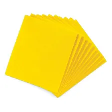 Kit 10 Un Pano Pia Multiuso Amarelo Alklin Pro 36cm X 40cm Foto mini  3
