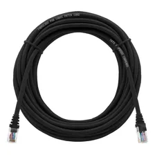 Kit 10 Un. Patch Cord Preto Cat6 Giga Ethernet 1,5 Metros Foto mini 2