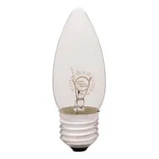 Kit 10 Uni Incandescente Vela 25w 220v 2.700k E27 Clara Foto mini 1