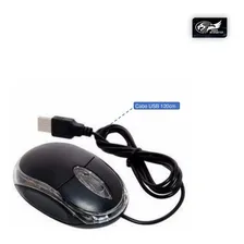 Kit 10 Unid Atacado Mouse Optico Fio Usb 1000dpi Banson Tech Cor Preto Foto mini  2