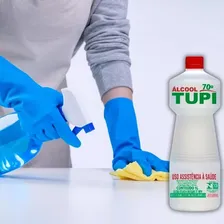 Kit 10 Unidades Alcool Desinfetante Hospitalar Limpeza Forte Fragrância Neutra Foto mini 2