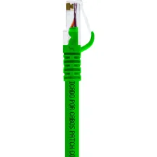 Kit 10 Unidades Patch Cord Cat6 Gigalan 70 Cm Verde Foto mini  2