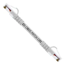 Kit 10 Unidades Patch Cord Utp Cat5e Branco Rj45 15 Cm Foto mini  2