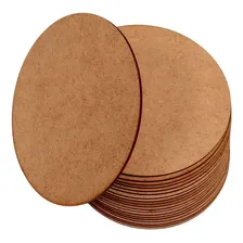 Kit 10 Unidades Sousplat Supla Suplat 25cm Em Mdf Crú Cor Outro Foto mini 1