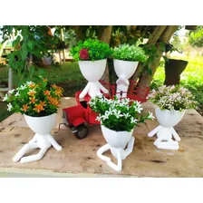 Kit 10 Vasinhos Suculentas Robert Bbb Bob Planta Decoração Foto mini 2