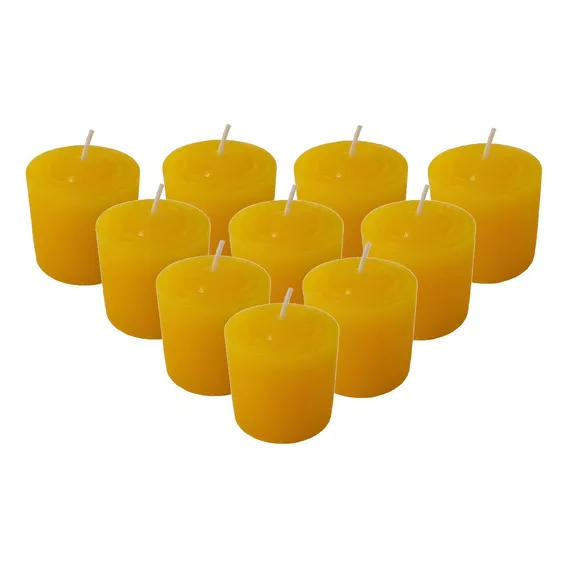 Kit 10 Velas Aromáticas De Citronela Foto 1