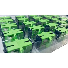 Kit 10 X Adaptador Acoplador Passante Fibra Óptica Sm Sc/apc Foto mini 3
