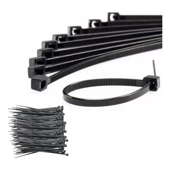 Kit 100 Abraçadeiras Nylon Enforca Gato 2,5mm X 100mm Foto 1