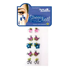 Kit 100 Adesivos Para Unhas Strass Nail, 100% Artesanal Foto mini 4