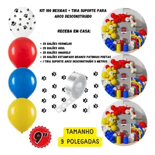 Kit 100 Balões N9 Festa Patrulha Canina, Aniversário, Festa Foto mini 1