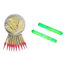 Kit 100 Bastao Luz Quimica Para Boia Vara Pesca Noturna Foto  mini 1