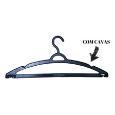Kit 100 Cabides Adulto Cabide Preto Adulto Cabide Com Cavas Foto mini 1