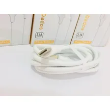 Kit 100 Cabo Dados Carga Kingo Type C 1m 2.1a Atacado Cor Branco Foto mini  3