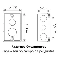 Kit 100 Caixas De Luz 4x2 Preta Caixinha Anti Chmas D/parede Foto mini 3