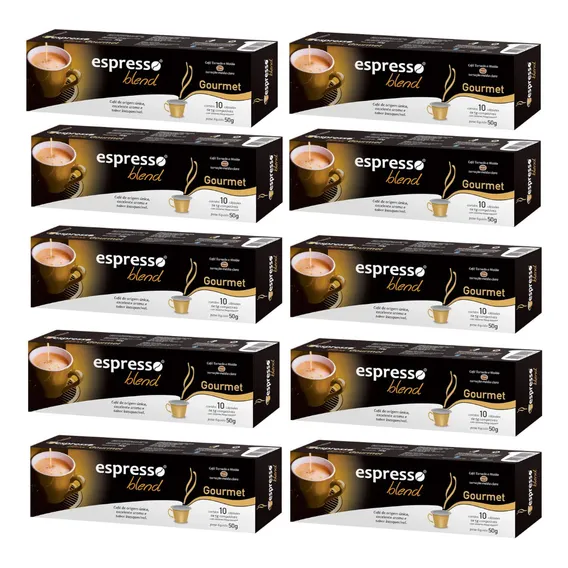 Kit 100 Cápsulas De Café Gourmet 100% Arábica Para Nespresso Foto 1
