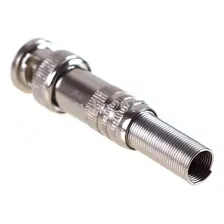 Kit 100 Conector Bnc Com Mola Parafuso Cftv MB Com Mola Parafuso Foto mini  2