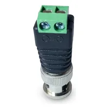 Kit 100 Conector Bnc Macho Com Borne Para Cftv Foto mini 2